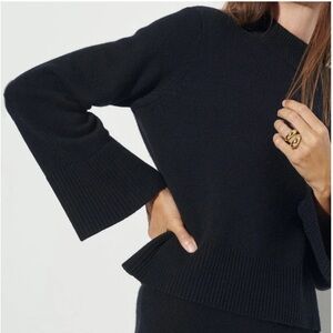The Reset Black Crew Neck Sweater